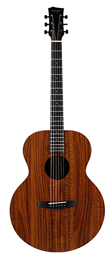 Enya EM-X1+ Акустическая гитара. Размер: 40 дюймов (102 сантиметра) Верхняя дека: Узор KOA HPL