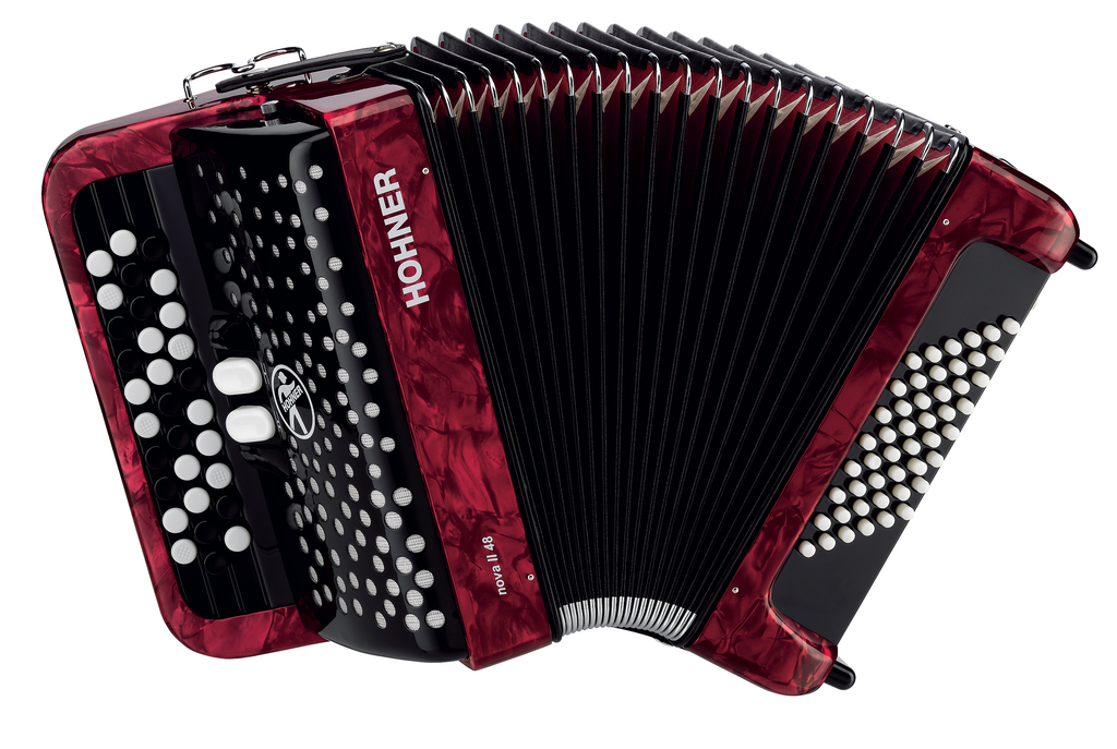 A4253 NOVA II 48 RED Аккордеон кнопочный Hohner