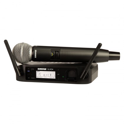 SHURE GLXD24E/SM58 Z2 2.4 GHz - цифровая вокальная радиосистема с ручным передатчиком SM58