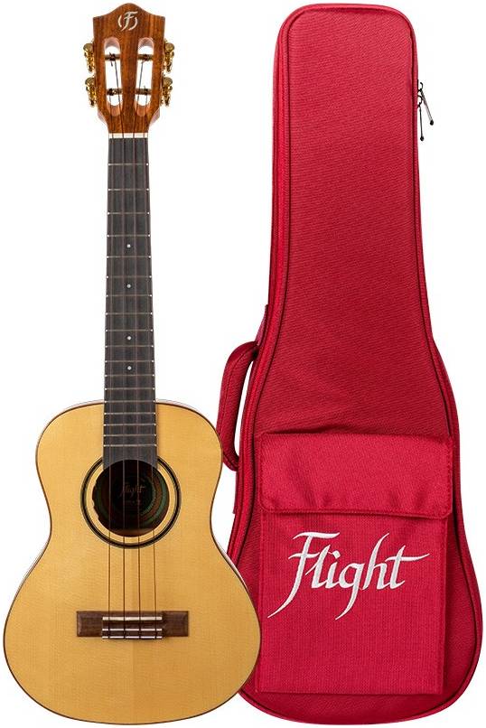 FLIGHT SOPHIA C - укулеле, концерт, SOLID TOP ель, орех, натуральная, чехол в комплекте
