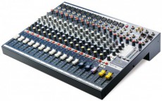 Soundcraft EFX12 - микшер 12 моно, 2 стерео, 2 Aux. процессор эффектов Lexicon. 32 пресета,