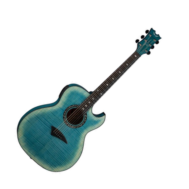 Dean EXFM FD - электроакустическая гитара,EQ,тюнер,огн.клен,цвет джинсовый