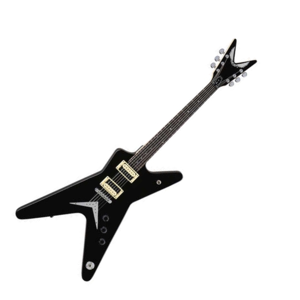 Dean MLX CBK - электрогитара типа «стелс»,22 лада,24 3/4,HH,1V+1T,tune-o-matic, цвет черный