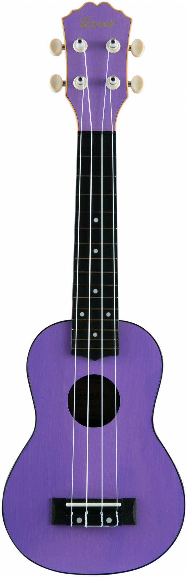 TERRIS PLUS-50 VIO - укулеле сопрано, фиолетовый, пластик