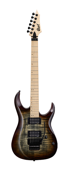 Cort X300-BRB X Series Электрогитара, коричневый санберст.