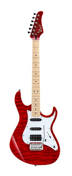 Cort G250DX-TR G Series Электрогитара, красная.