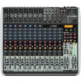 Behringer QX2222USB - микшер, 16каналов, 3-х полосный эквалайзер DSP KLARK TEKNIK, USB интерфейс