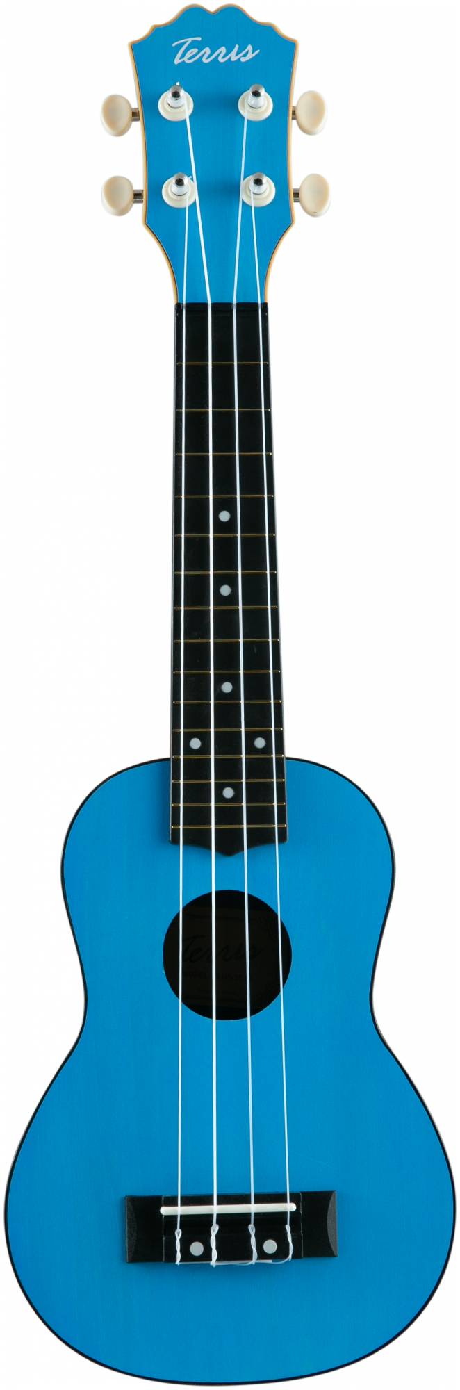 TERRIS PLUS-50 BL - укулеле сопрано, синий, пластик