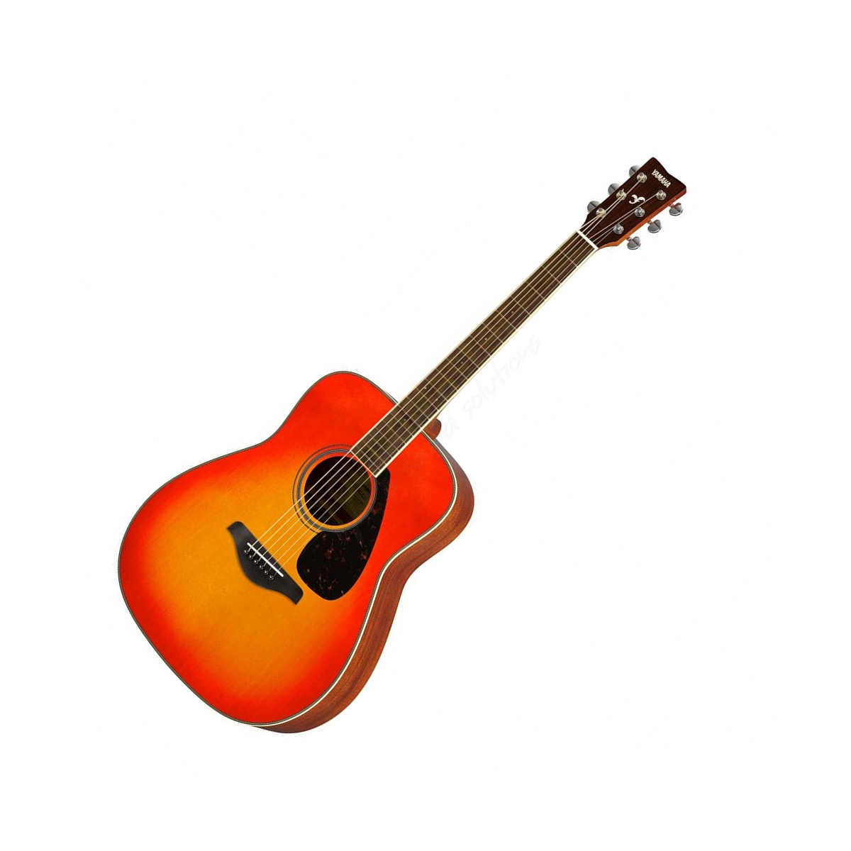 Yamaha FG-820 AB - акустическая гитара, дредноут, верхняя дека массив ели, цвет autumn burst
