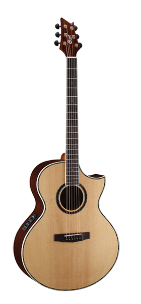 Cort NDX-Baritone-NS NDX Series Электро-акустическая баритон гитара, с вырезом, Cort