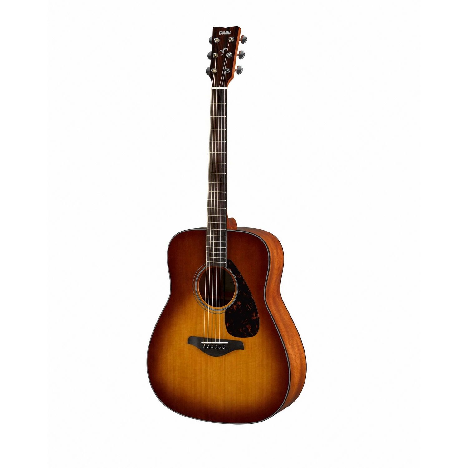Yamaha FG-800 BS - акустическая гитара, дредноут, верхняя дека массив ели, цвет brown sunburst