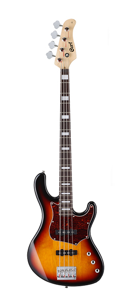Cort GB34JJ-3TS GB Series Бас-гитара, санберст.