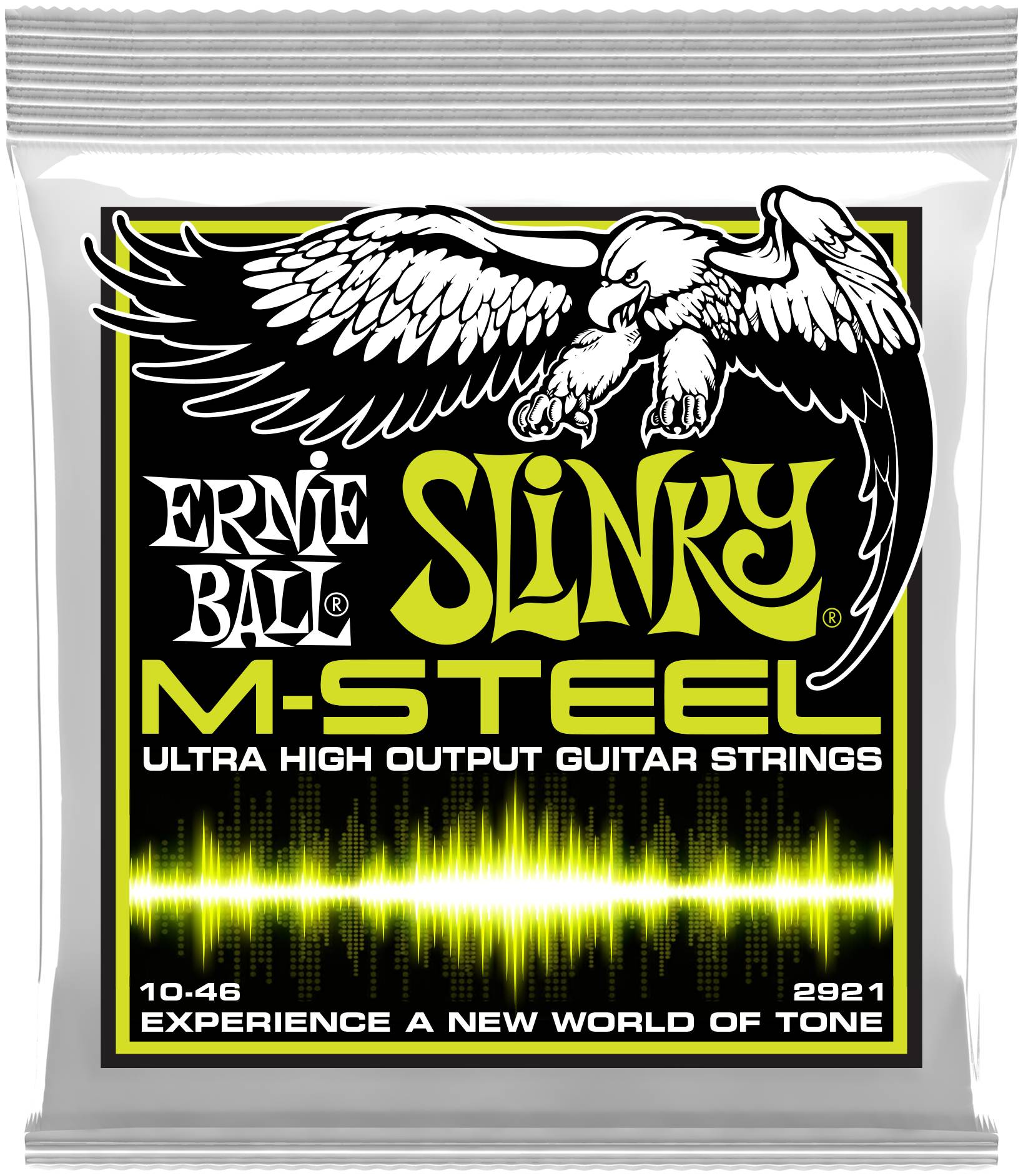 ERNIE BALL 2921 - струны для эл.гитары M-STEEL Regular Slinky (10-13-17-26-36-46)