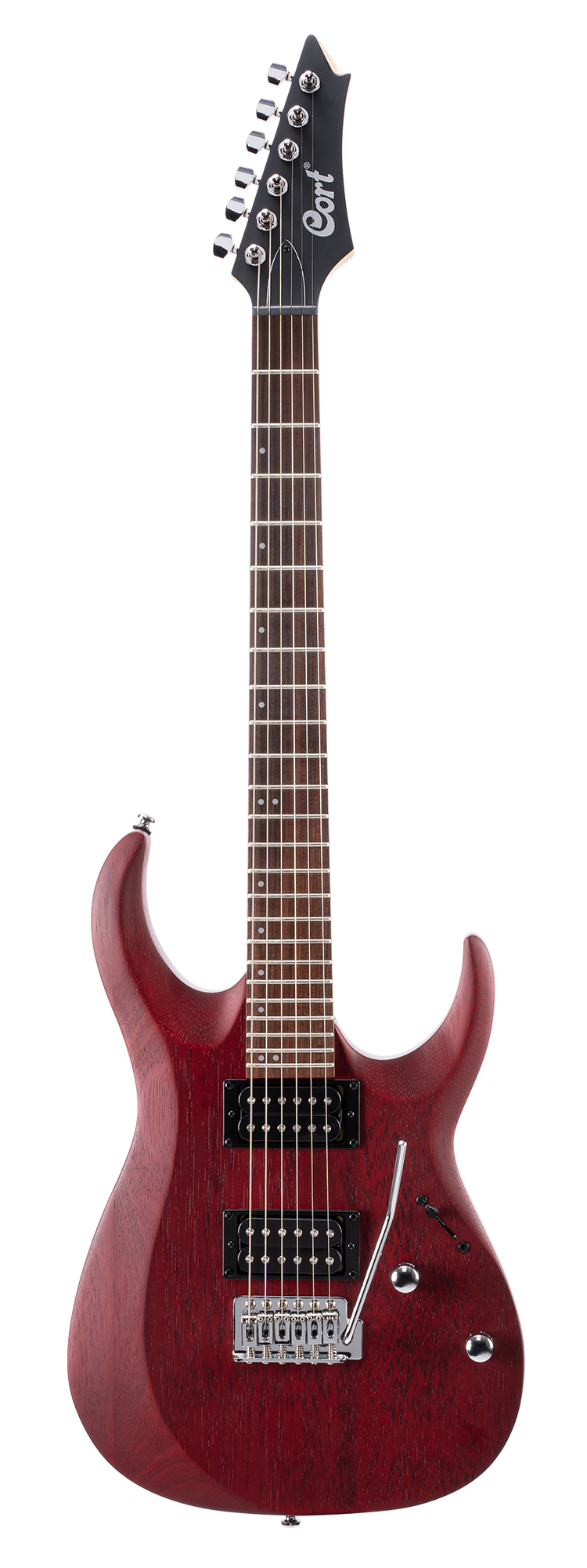 Cort X100-OPBC X Series Электрогитара, красная.