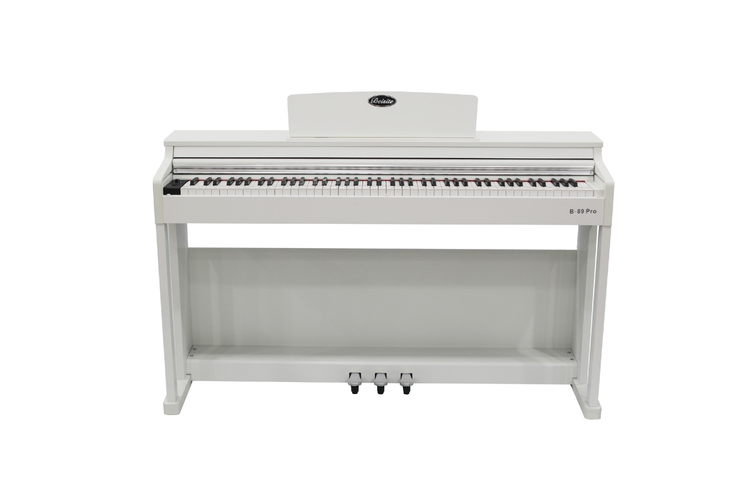 Beisite B-89 Pro WE Цифровое фортепиано. Белый. Клавиатура: 88 клавиш рояльного типа