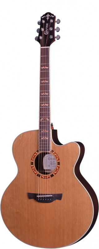 CRAFTER STG J-18ce - электроакустическая гитара, верхняя дека Solid кедр, корпус палисандр