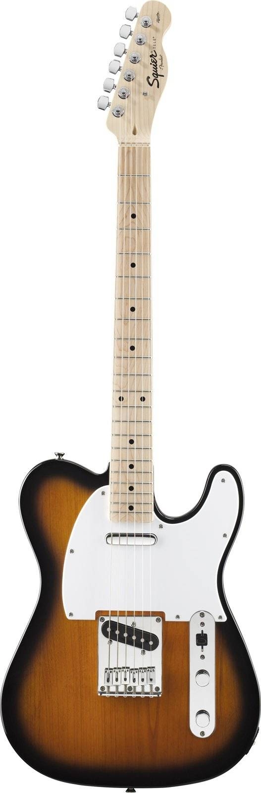 FENDER SQUIER AFFINITY TELECASTER MN 2-COLOR SUNBURST электрогитара, цвет 2-х цветный санбёрст, гриф