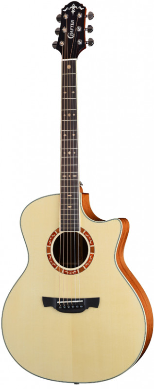 CRAFTER STG G-16ce - электроакустическая гитара, верхняя дека Solid ель, корпус красное дерево