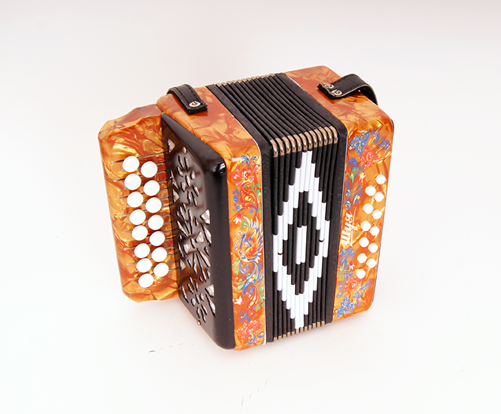 S40XL-C-GOLD Гармонь "Сувенир" 15х12-I, золото, палехская роспись, Шуйская гармонь S40XL-C-GOLD Гармонь "Сувенир" 15х12-I, золото, палехская роспись, Шуйская гармонь
