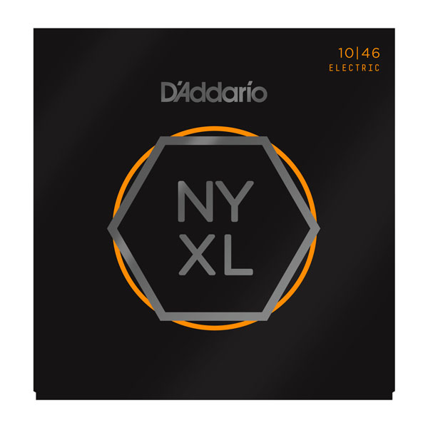 D'ADDARIO NYXL1046 NYXL Комплект струн для электрогитары, никелированные, Regular Light, 10-46