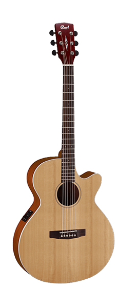 Cort SFX1F-NS SFX Series Электро-акустическая гитара, с вырезом, цвет натуральный, Cort