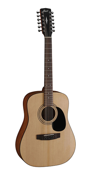 Cort AD810-12-OP Standard Series Акустическая гитара 12-струнная, цвет натуральный