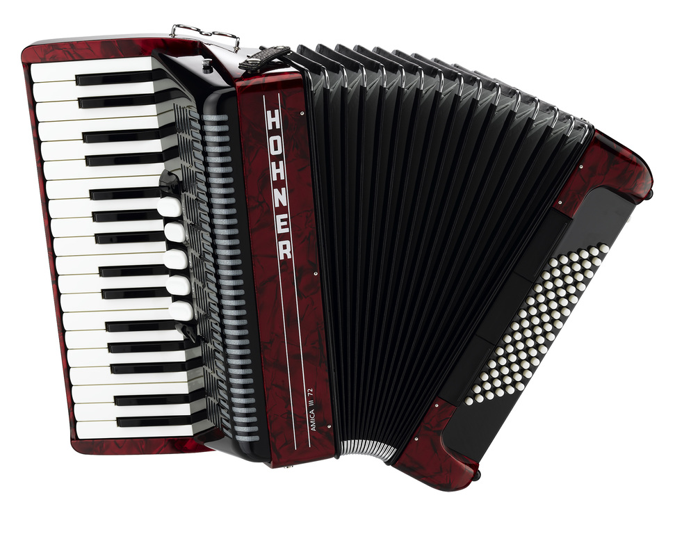 A3863 AMICA III 72 RED Аккордеон Hohner
