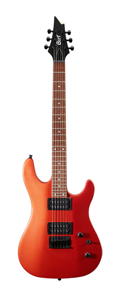 Cort KX100-IO KX Series Электрогитара, красная.