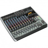 Behringer QX1832USB - микшер, 18 каналов, USB/аудио интерфейс, мик предусил и компр, 9 EQ, Multi FX