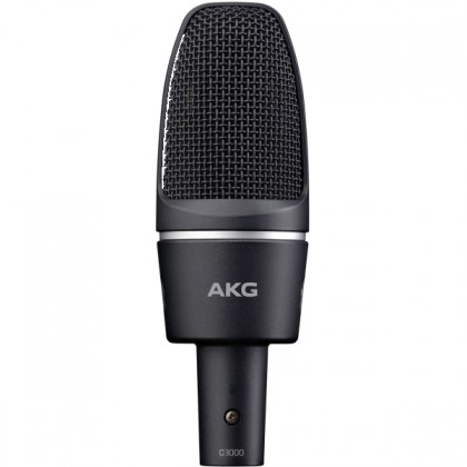 AKG C3000 - конденсаторный кардиоидный микрофон с 1" мембраной . Обрезной фильтр НЧ - 500Гц, 6дБ