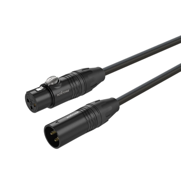 ROXTONE MMXX200/5 Кабель микрофонный (2x0,22mm2, D: 6.8мм) MC005, XLR(3P)(X3FBG) - XLR(X3MBG), 5м