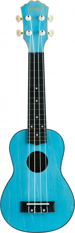 TERRIS PLUS-50 LB - укулеле сопрано, голубой, пластик