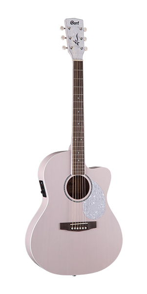 CORT JADE-Classic-PPOP Jade Series Электро-акустическая гитара, розовая