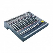 Soundcraft EPM12 - микшерный пульт, 12 mono + 2 stereo, 2 aux, 60мм фейдер