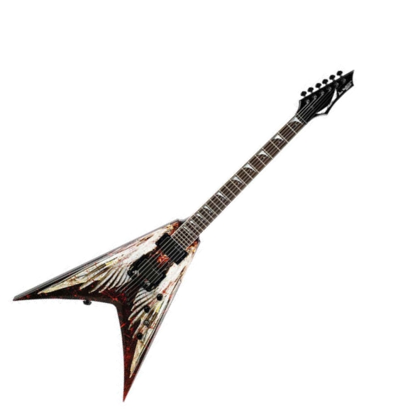 Dean VMNT AOD - электрогитара типа "стрела", 24 лада,25 1/2,HH,2V+1T, графика angel of deth,кейс