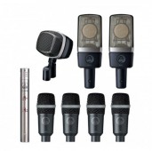 AKG Drumset Premium - комплект микроф для ударных инструментов(1x D12VR, 2x C214, 1x C451, 4x D40)