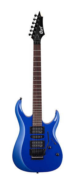 Cort X250-KB X Series Электрогитара, синяя.