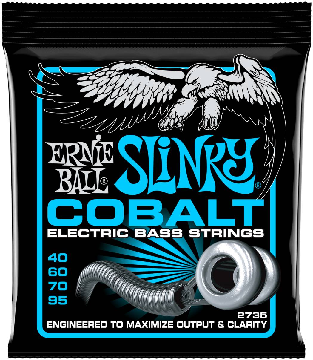 ERNIE BALL 2735 - струны для бас-гитары Extra Slinky Flatwound Bass (40-60-70-95)