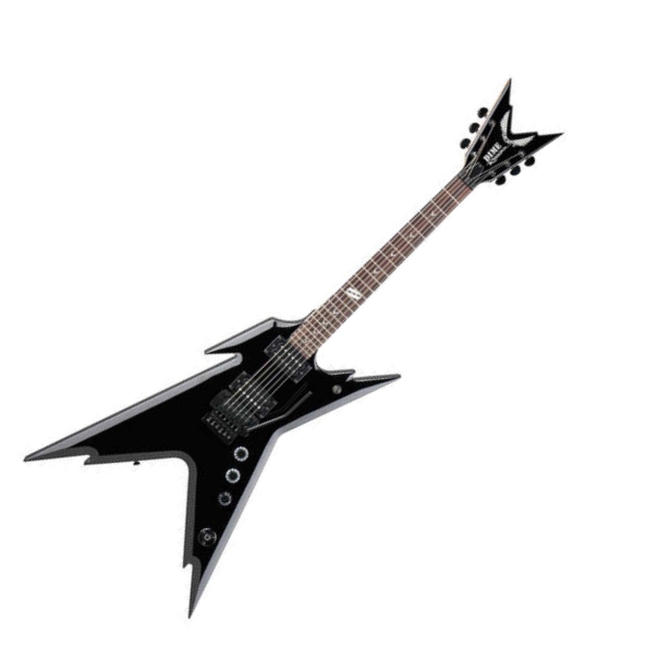 Dean RZR DB F CBK - электрогитара  "стелс",22 лада,24 3/4 ,HH,2V+1T,Floyd rose,цвет черный, с кейсом
