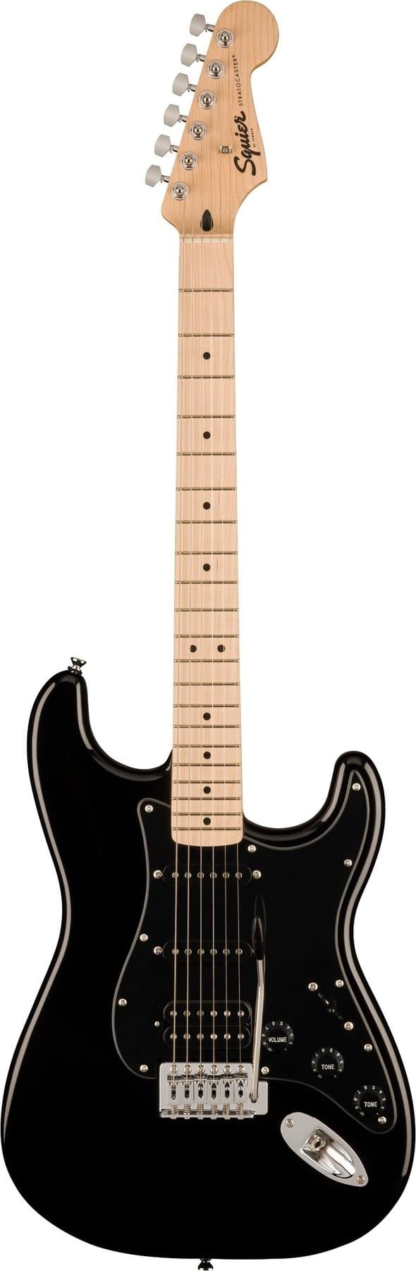 FENDER SQUIER SONIC STRAT HSS MN Black Электрогитара