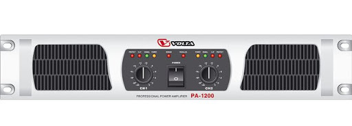 VOLTA PA-1200 Усилитель мощности двухканальный. Мощность (8/4/2 Ом)  - 2х700 Вт/ 2х1200 Вт/ 2х1600 Вт. 2U-19", 26кг