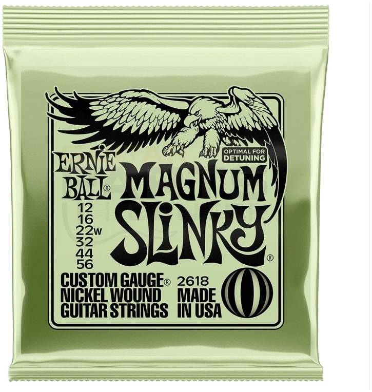 ERNIE BALL 2618 - струны для эл.гитары Nickel Wound Magnum Slinky (12-56)