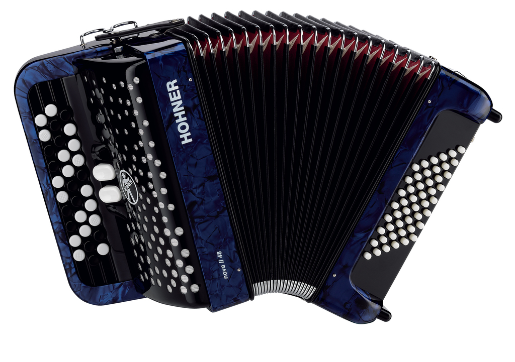 A4254 NOVA II 48 Blue Аккордеон кнопочный Hohner