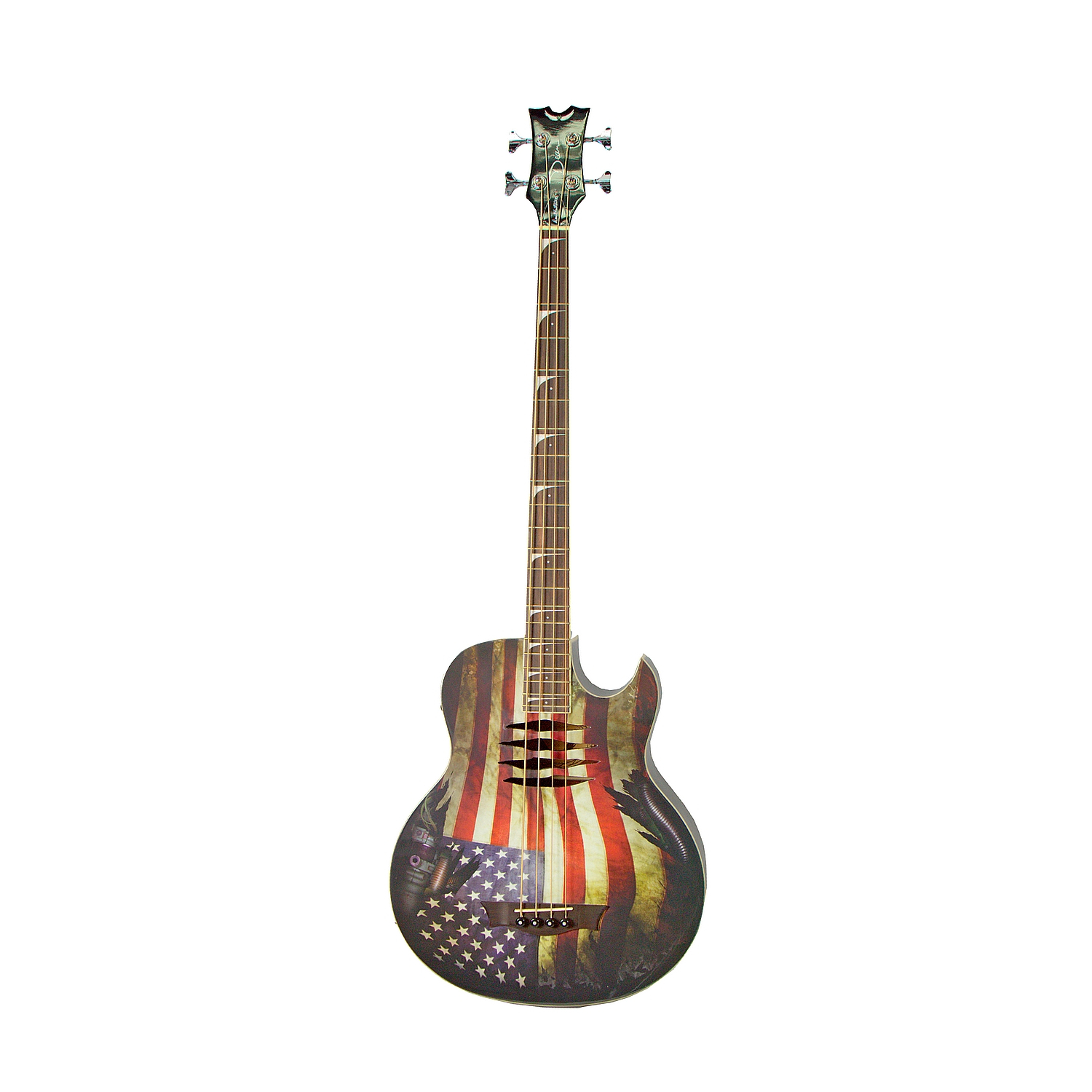 Dean MAKO GLORY - электроакустическая гитара,25 1/4,EQ,тюнер, гр. "американский флаг"
