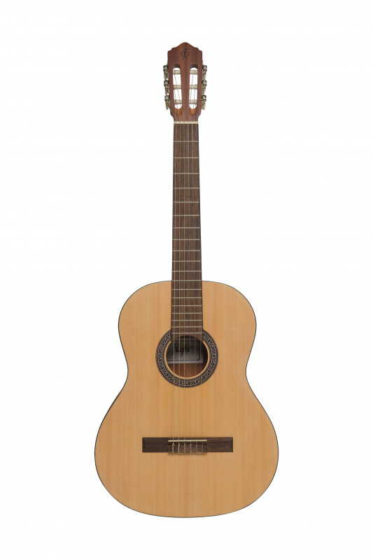 FLIGHT C-125 NA 4/4 - классическая гитара 4/4, верхн. дека-ель, корпус-сапеле, матовая