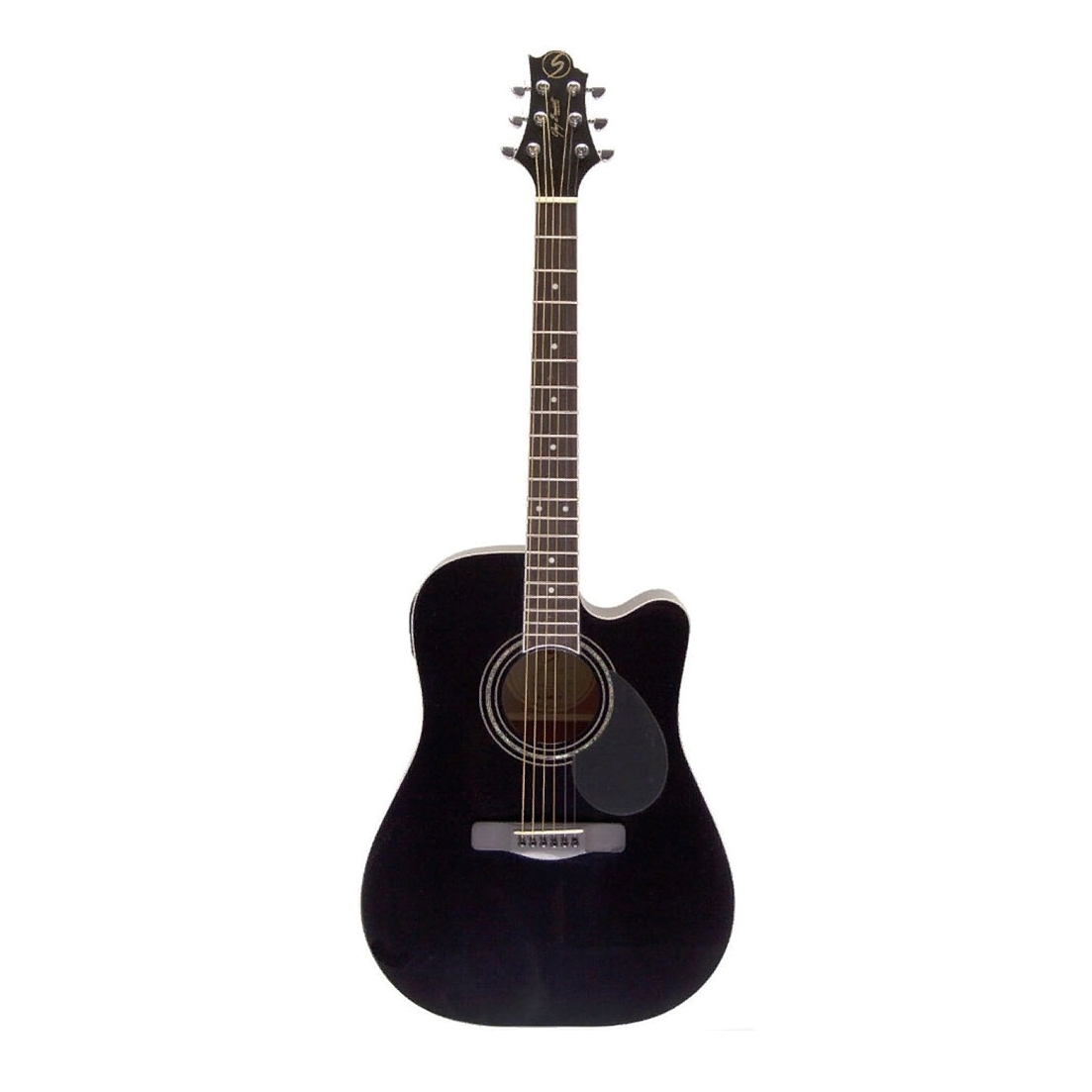 GregBennett D1CE/BK - Эл.акуст.гит., dread. cutaway, Nato, актив EQ, (Индонезия), цвет черный