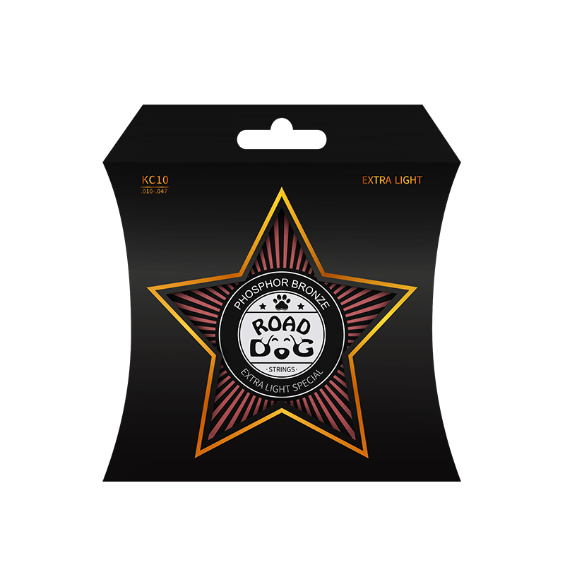 Road Dog KC10 Комплект струн для акустической гитары, фосфорная бронза, 10-47