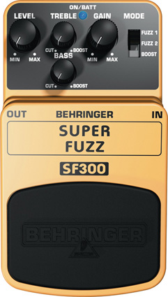 Behringer SF300- 3-режимная педаль эффектов фуза