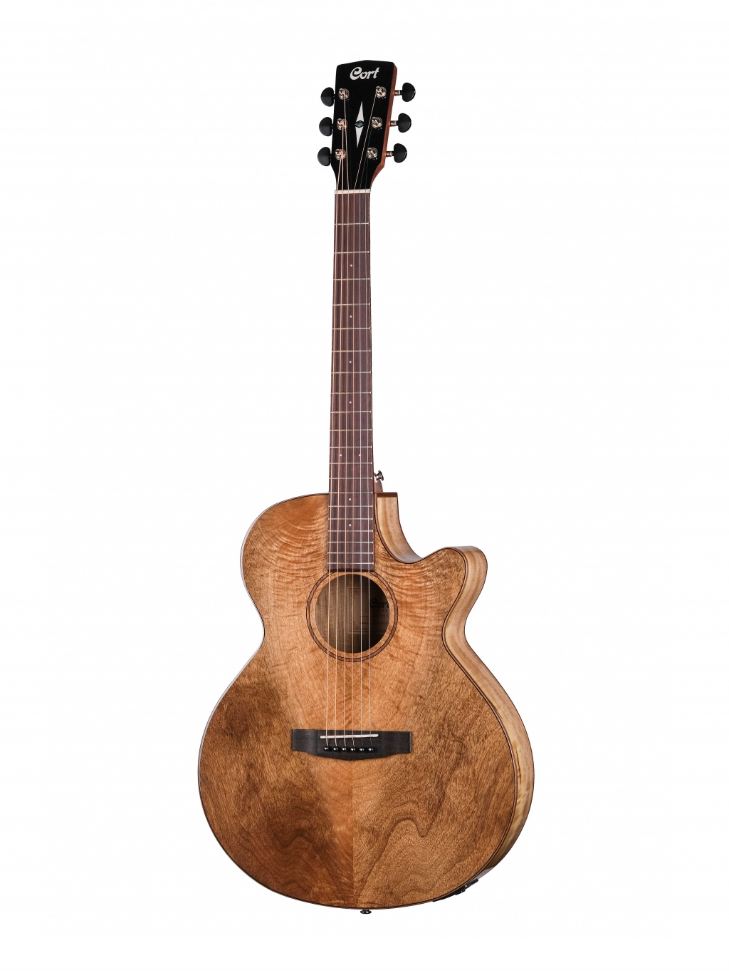 Cort SFX-Myrtlewood-NAT SFX Series Электро-акустическая гитара, с вырезом, цвет натуральный, Cort