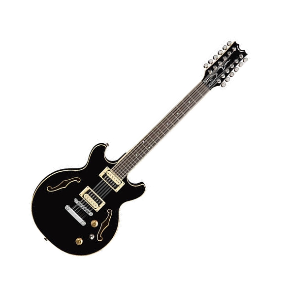 Dean BOCA12 CBK - полуакустич. 12 стр. гитара, 24 3/4", красное дерево, цвет черный